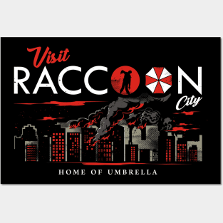 VISIT RACCOON Posters and Art